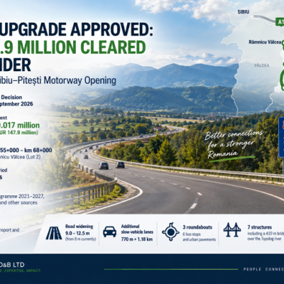 DN 73C modernisation between Tigveni and Ramnicu Valcea, Arges county