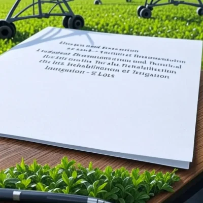 Design and Execution 2/2025 – Technical Documentation and Technical Assistance for the Rehabilitation of Irrigation Infrastructure– 2 Lots